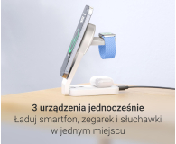 Silver Monkey Alu MagCharger Qi2 3in1 biała - 1328386 - zdjęcie 6